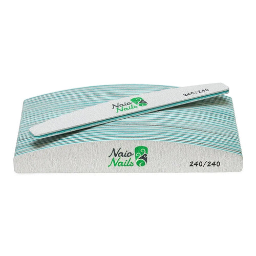 Pakkett ta’ 25 - Fajls tad-dwiefer nofs qamar griż zebra 240/240 grit