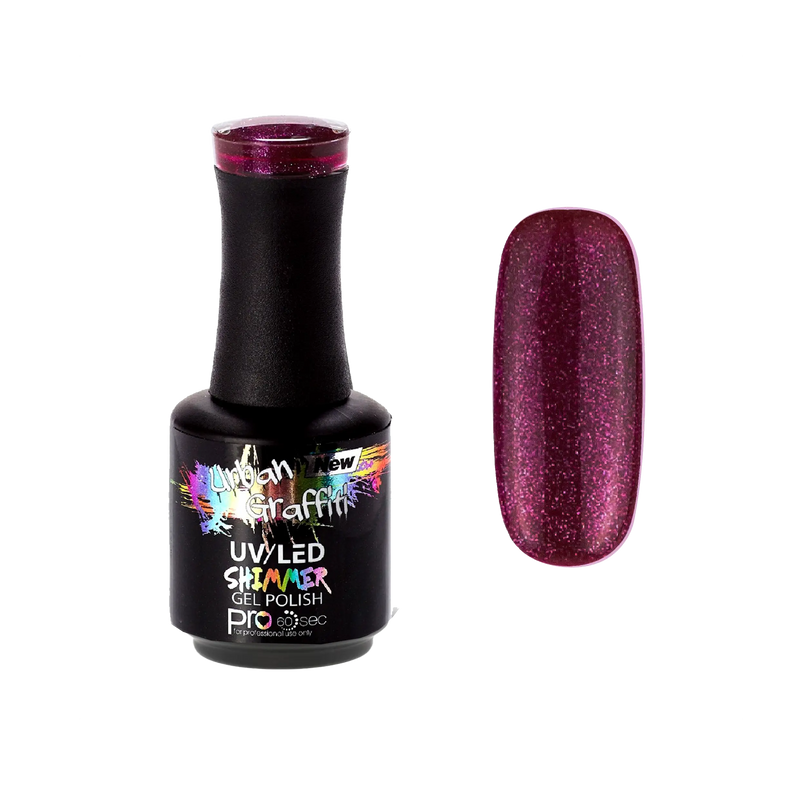 Blacked Out Cherry - UGGP-A0407 Urban Graffiti Verniċ tal-Ġel 15ml