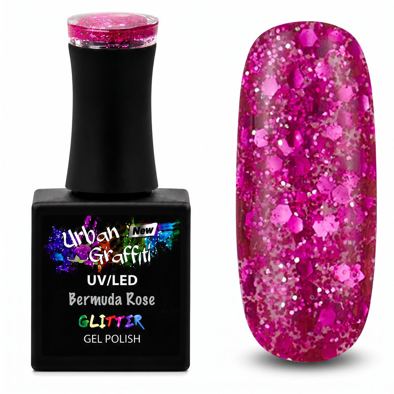 Bermuda Rose - UGGP-XS008 Urban Graffiti Lustru tal-Ġel 15ml