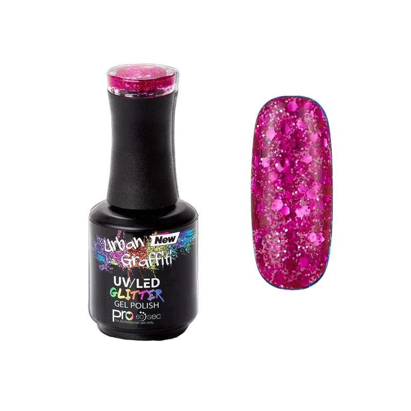 Bermuda Rose - UGGP-XS008 Urban Graffiti Lustru tal-Ġel 15ml