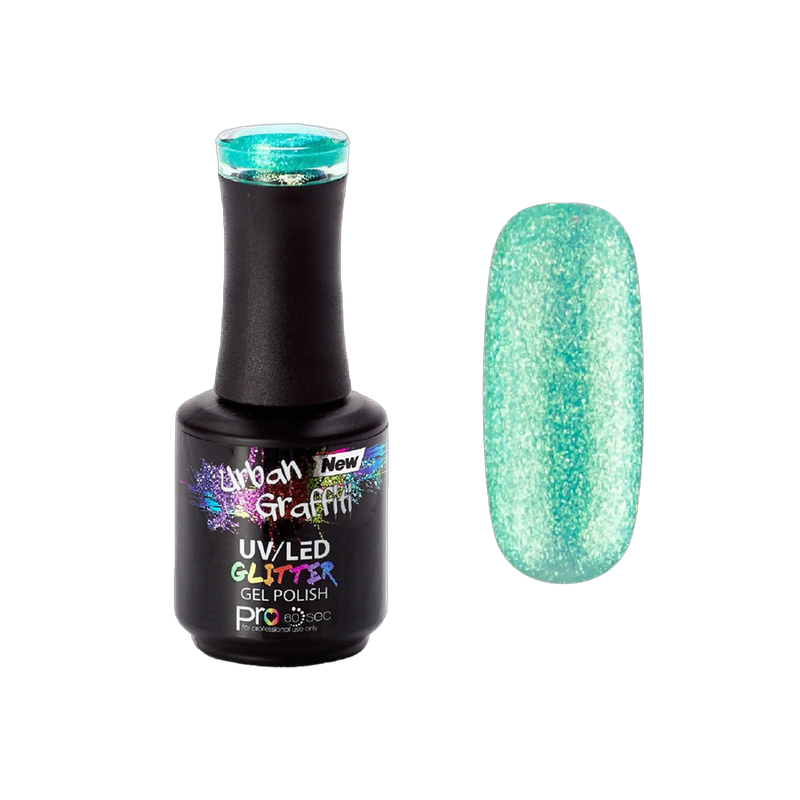 Mermaid Scales - UGGP-A0920 Urban Graffiti - Verniċ tal-Ġel Aħdar tal-Oċean 15ml