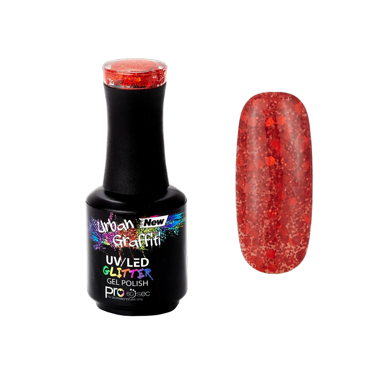 Rockstar Red - UGGP-XS010 Urban Graffiti Laker tal-ġell 15ml